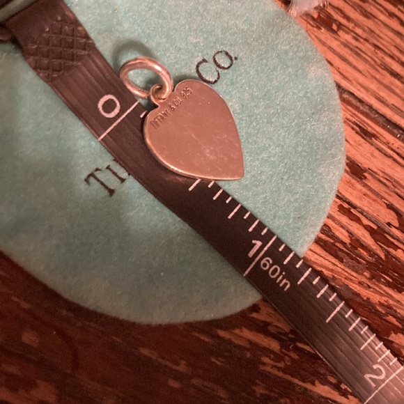 Tiffany & Co. pendant and small drawstring bag , personalized. 925 - Picture 5 of 5